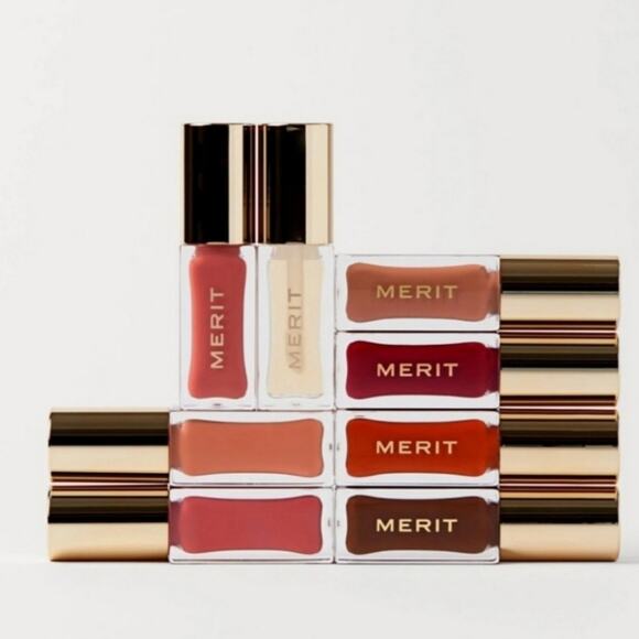 Au Naturel Shade Slick Tinted Lip Oil Merit Brand New In Box - Picture 7 of 7